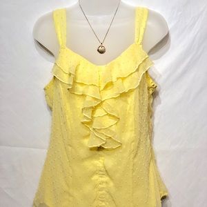 Maurice’s Yellow blousy tank M